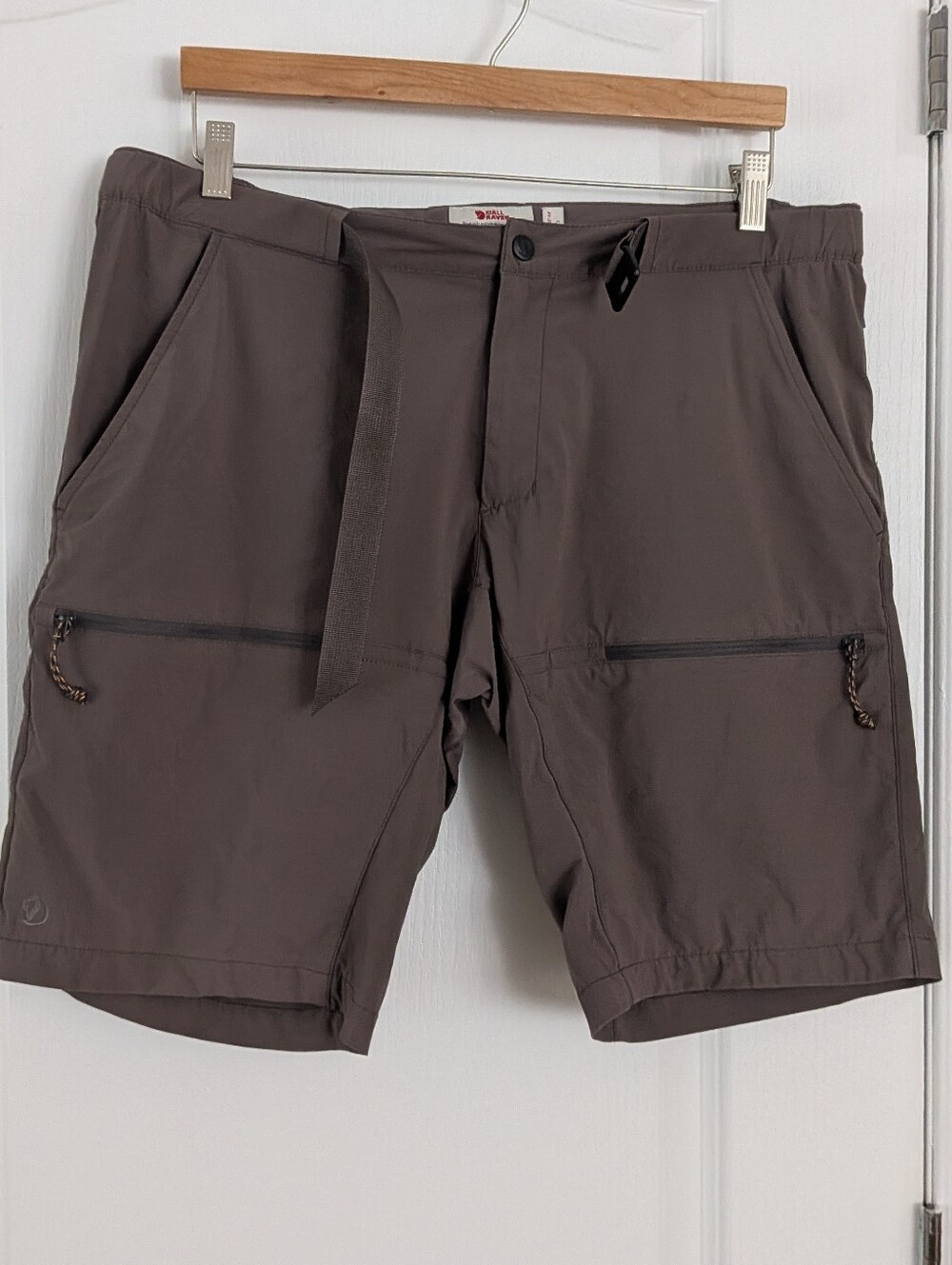 Fjällräven High Coast Hike Shorts taupe (greyish-brown) no buckle 33 34